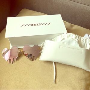 ISLYNC UV dripping heart glasses